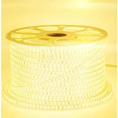 15M LED Strip Light Led Lights For Room светодиодная лента 220V Home Livingroom Trichromatic Outdoor WaterProof RGB Horse-race