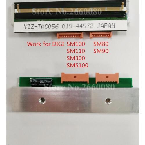 Thermal Printhead for DIGI SM100 SM100PCS SM300 Two Port Print Head SM5100 SM5300 SM110 SM80 SM90 Scale P/N: ZS44012490968800