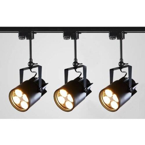 Thrisdar Loft Art Industrial Retro LED Track Lamp 15W 25W 35W Bar Clothing Store LED Spotlights Vintage Rail Track Light