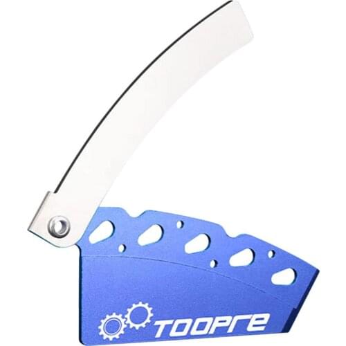 Aluminum Alloy Bike Disc Brake Rotor Alignment Tool Foldable Disc Brake Pad Gap Regulator No Rust For Mountain Bike Cycling