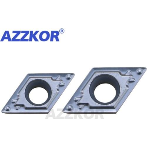 Internal Ceramic Inserts TPMT070204-HQ NTC60 Turning Tools CNC Center Lathe For Machining Material AZZKOR Ceramic Carbide Blades