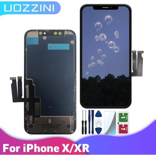 For iPhone X XR LCD Display Touch Screen Replacement Touch Screen Digeiter Assembly+Tempered Film +Tool 100%Tested LCD