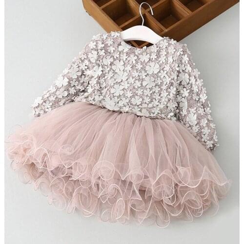 Winter Girls Dress 2021 Girls Clothes Princess Party Dress Backless Lace Tutu Layered Dress Elegant Ceremony Teenage Costume