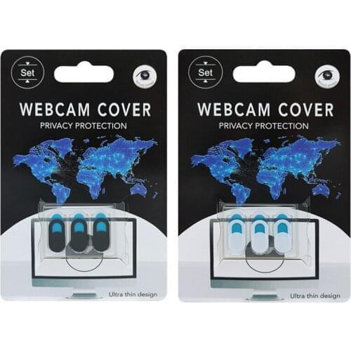 100 Sets Webcam Cover Ultra Thin Laptop Camera Cover Slide Blocker Universal Privacy Sticker for Tablet Cell Phone Wholesale X2