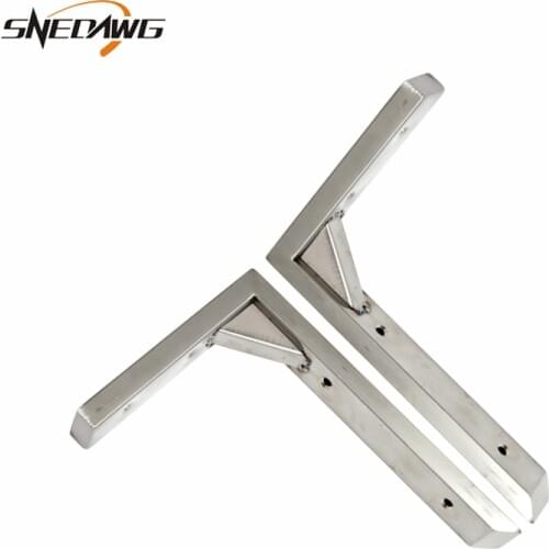 2pcs 6/8/10/12/14inch Triangular Bracket 304 Stainless Steel Shelf Bracket for Table Bookshelf Triangle Shelf Bracket Support
