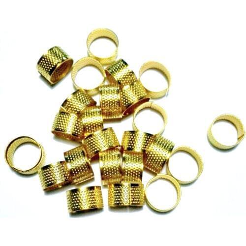 2 pcs thimble adjustable stitch needle hoop ring help for Ribbon embroidery cross x stitching sewing DIY needlework set