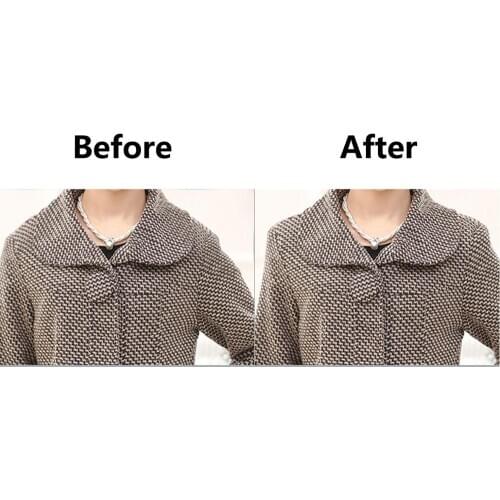 4 Pair Soft Encryption Covered Set-in Foam Shoulder Pads Sewing Foam Pads for Blazer T-Shirt Clothes Sewing Accessories US Stock