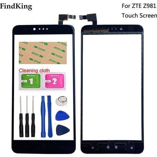 6.0'' Mobile Phone Touch Screen Glass For ZTE Z Max Pro Z981 Front Touch Screen Glass Digitizer Panel Sensor Tools