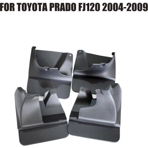 Car Mud Flaps Front/Rear Mudguards Splash Guards for Fender Mudflaps For Toyota Land Cruiser Prado FJ120 2004-2009 YC101036