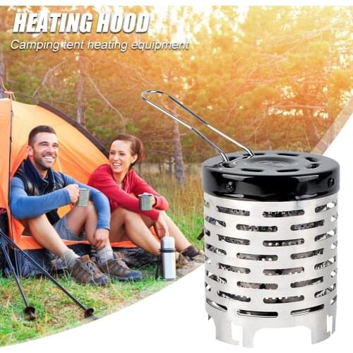 Hot Sale Heater Stove Delicate Texture Portable Gas Warmer Stove Stainless Steel Heating Cover for Outdoor Camping