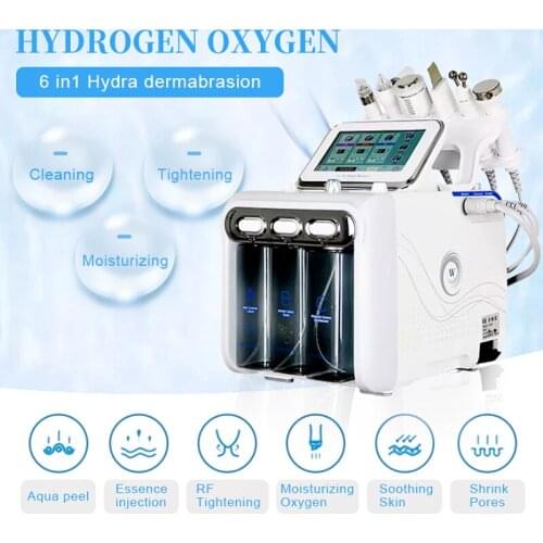 Oxygen Dermabrasion Jet Peel or Pore Deep Clean Blemish Removal Massage Face Lift Laser Skin Rejuvenation Steam Cleaning Machine