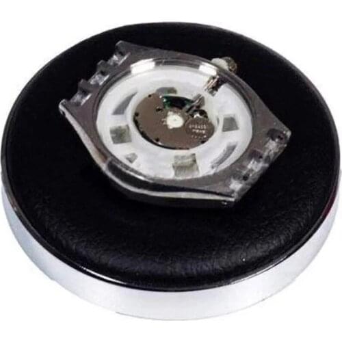 Movement Changing Watchmaker Non Slip Watch Casing Pad Protection Case Cushion Repair Tool Holder Artificial Leather Round