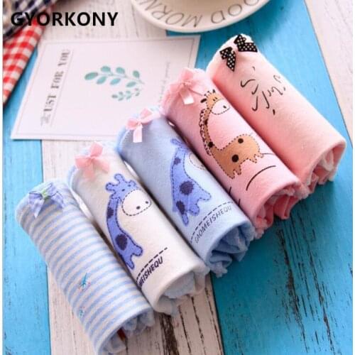Hot sale Candy Color KIDS Panties High Quality Lovely Cute Girl Underwear Panties Cotton Briefs 5Pcs/lot A-SQ-A30CANGJINLU -5P