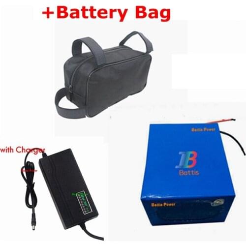 36v 10ah electric bike battery li-ion 36v batteries 36v 10ah bateria for 350w 500w bateria bicicleta litio +charger + Bag
