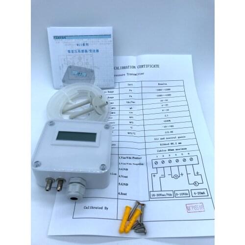 Microscopic Differential Pressure Sensor Micro Differential Pressure Transmitter Air Pressure Air Pressure LFM110 RS-485 Output