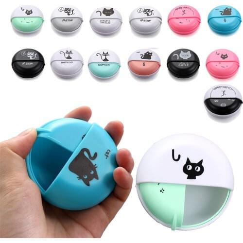 Multi-function Hard Round Rotary Storage Earphone Case Jewelry Protective Data Line Box Wire Cable Organizer