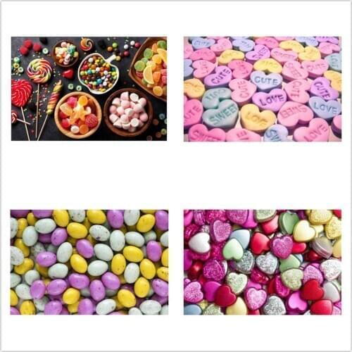 Dpsprue Full Square/Round Drill 5D DIY Diamond Painting Kit "Candy" 3D Embroidery Cross Stitch 3D Home Decor Gift
