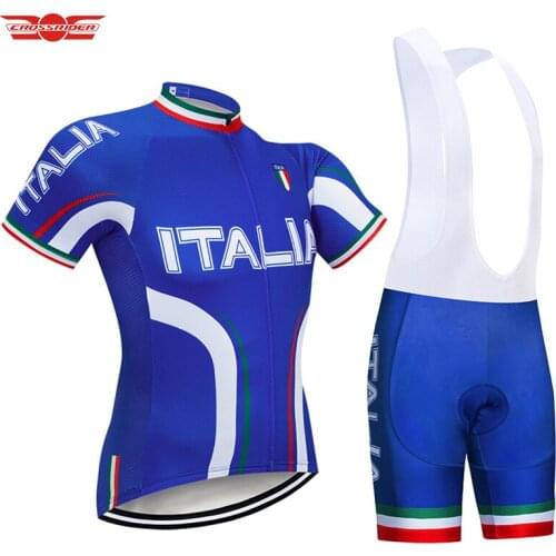 2022 New i2022 Italia Cycling Set MTB Jersey Bike Clothes Top Wear Mens Summer Quick Dry Bicycle Clothing Short Maillot Culotte