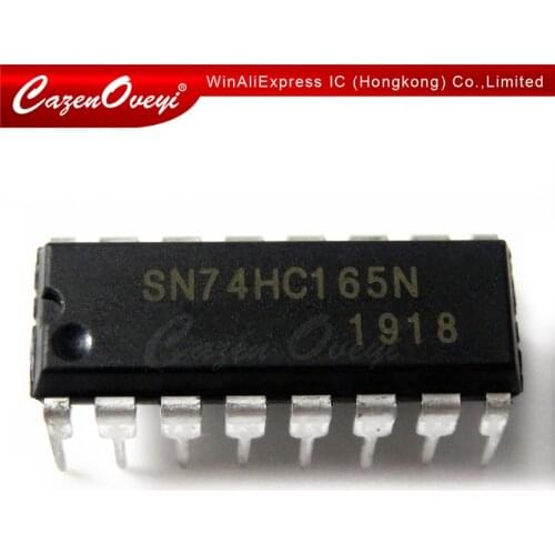 10pcs/lot SN74HC165N DIP16 SN74HC165 DIP 74HC165N DIP-16 74HC165 new and original IC In Stock