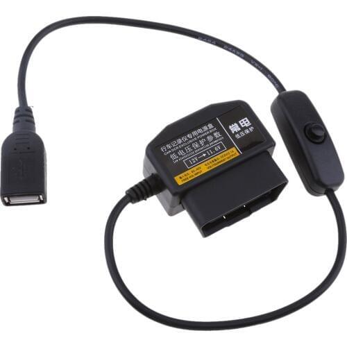 1 Pcs DC12/24V To 5V 2.5A Inverter Converter Micro Mini USB/DC 3.5mm Hardwire For Dash Cam Hard Wire Car GPS DVR Mobile Phone
