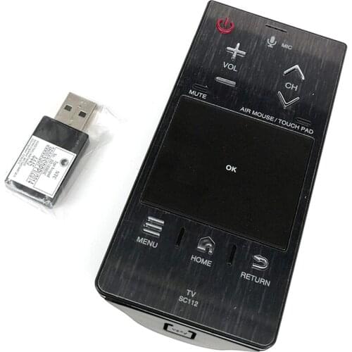 New Original SC112 Voice Air Mouse / Touch Pad Remote Control With USB For SHARP TV 398GM10BESP0 SC112 36003 / 36004/SDPPI/2014