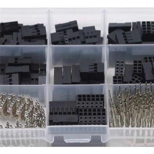 Color Mixing 620PCS Boxed Jumper Head 2.54 Terminal Connector Auto Replacement Parts