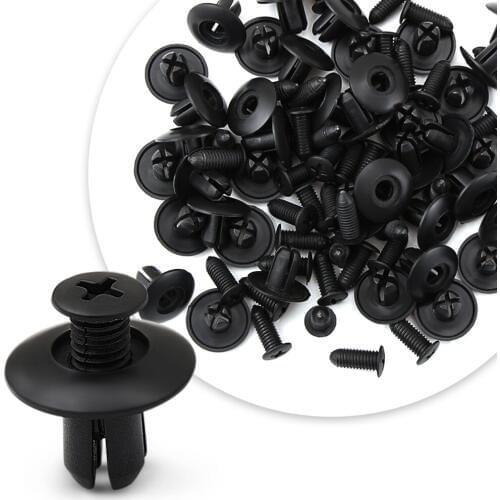 Car Styling 8mm Car Plastic Screw fastenersfor lada granta kalina vesta priora largus 2110 niva 2107 2106 2109 vaz samara