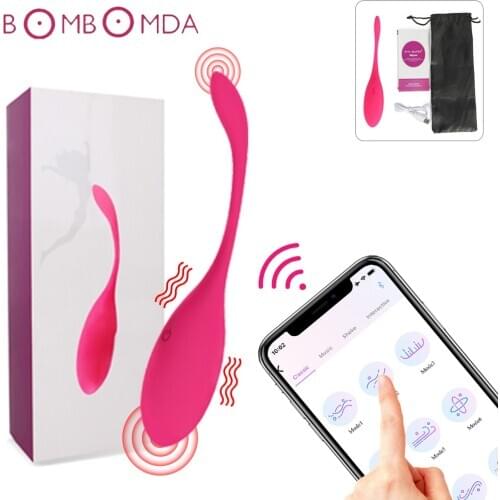 Erotic Bluetooth App Jump Eggs Remote Control Female Vibrator Clitoral Stimulator Vaginal G-spot Massager Sex Toy for Couples
