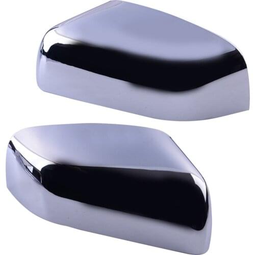 1 Pair Chrome Front Mirror Cover Rearview Trim Cap LR015056 LR019961 Fit for Land Rover LR4 LR2 Range Rover Sport 2011 2012