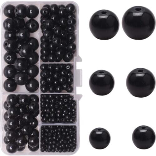 3mm-12mm Round Loose Beads for Jewelry Making Handmade DIY Bracelet Necklace