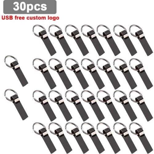 30pcs/lot USB 2.0 Flash Drive Pendrive 8GB/16GB/32GB/64GB/128GB High Speed Memory Stick Pen Drive U Disk Storage Device For PC