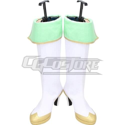 Anime Cosplay Shoes Boots THE IDOLM@STER CINDERELLA GIRLS Shibuya Rin Hand-made Leather Christmas Halloween Free ship ACS-1204