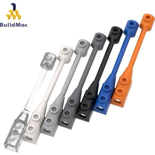 BuildMOC 30359 1x8 special brick with thin shaft ldd 30359 For Building Blocks Parts DIY Constructio