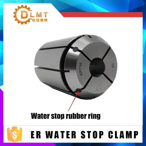 ER32 collet with internal cooling supply ER water stop clamp