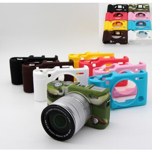 Case Camera For Fuji Fujifilm XA3 XA-3 XA10 XA-10 Protect Bag Rubber Bag New Silicone Camera Video Bag Case PVC Silicone 8 Color