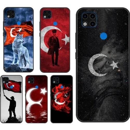 Turkei Turkey Ataturk Flag Phone Case For Xiaomi Redmi Note 10 9 Pro 8T 9S 7A 8A 9A 9C 9T K40 Redmi Note 8 Pro Cover