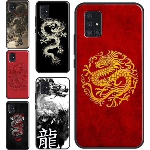 Chinese Dragon Case For Samsung A21S A20e A11 A31 A41 A51 A71 A10 A20S A30S A40 A50 A70 A12 A32 A52 A72