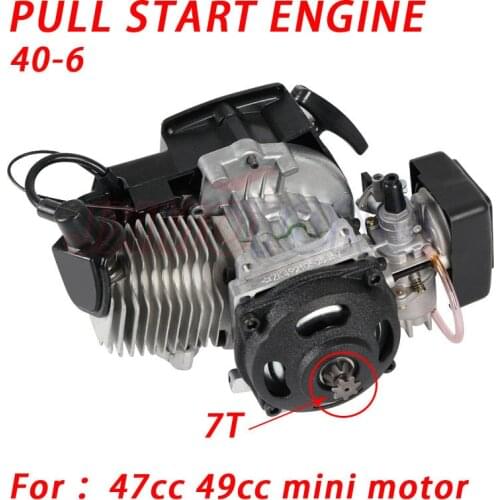 43cc 47cc 49cc 2 STROKE ENGINE MOTOR MINI QUAD ROCKET POCKET BIKE PULL START ENGINE ATV motorcycle