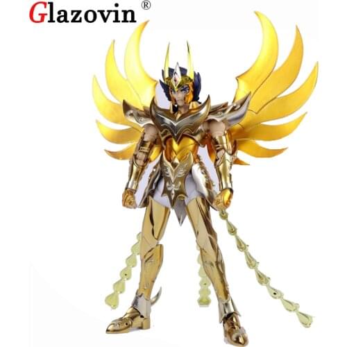 Glazovin GT Saint Seiya Myth Cloth EX Phoenix Ikki Metal Armor Action Figures Collectible Model Toy For Children