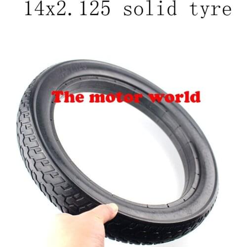 Hot Sale Good Reputation 14x2.125 Solid Electric Tire with High Quality Fits Many Gas Scooters and E-Bike Inflation-free Tire