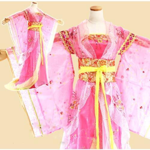 He Tang Yue Se Moon on Lotus Pond Kids' Dance Costume on Childrens Day MultiColor Performance Wear