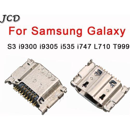 JCD 2pcs Charging Charger Port for Samsung Galaxy S3 i9300 i9305 i535 i747 L710 T999 Micro USB Connector Jack Micro USB Socket