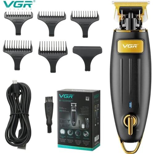 VGR Brand Mens Hair Clippers Barber Profesional Kit Cutter Cordless Electric Hair Trimmer For Men Chidren Hair Cutting Machine