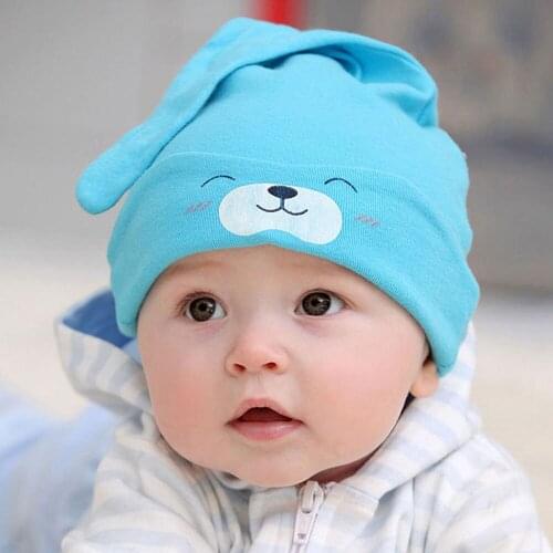 Newborn Cute mult-color props Autumn Cartoon Baby Hat Caps Baby Beanie Girls Boys Toddlers Cotton Sleep Cap Kids Headwear Hats