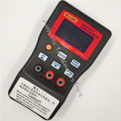 MLC-500 High Accuracy Electronic Capacitance Digital Bridge LC Meter MLC500 Handheld Inductance Meter 1% Accuracy 500KHz Test