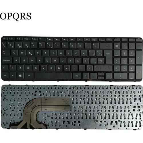 New Spanish for HP pavilion 15T 15-n 15-e 15-E000 15-N000 15-n100 15t-e000 15t-n100 15-e087sr SP Keyboard with frame 749658-161