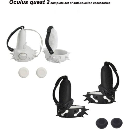 Anti-drop Silicone Protective Cover For Oculus Quest 2 Handle Full Bump Protection Cover Suitable Protective Sleeve