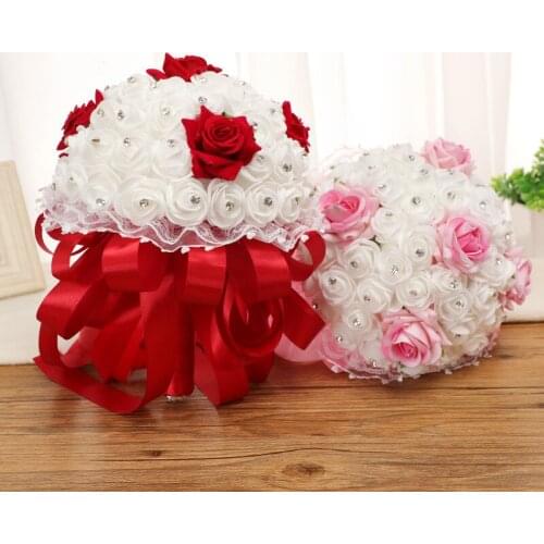 European style bride wedding holding bouquet wedding bridesmaid sisters group wedding photography simulation flowers