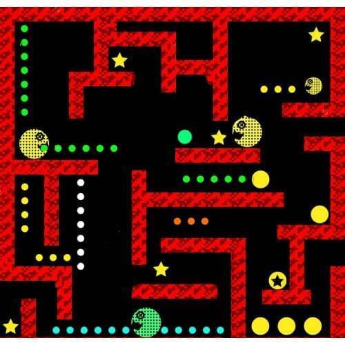 Pacman Modern Hydro Pac Man Game backdrops Vinyl cloth High quality Computer print children kids Background