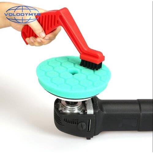 Volodymyr New Buffing Pads Polishing Sponge Cleaning Tools Remove Wax Residue Foam Pad Conditioning Brush Auto Detailing Tools